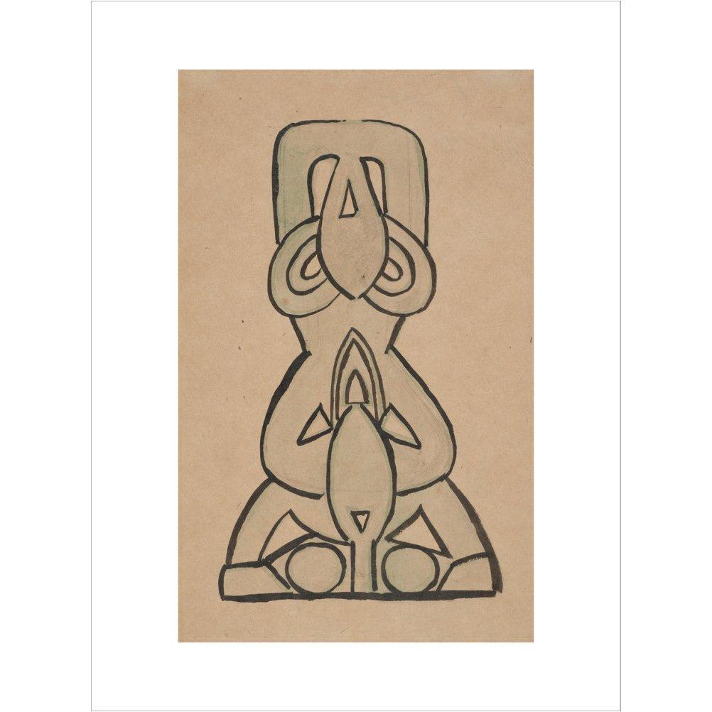Design for 'Door-Knocker' - Art print