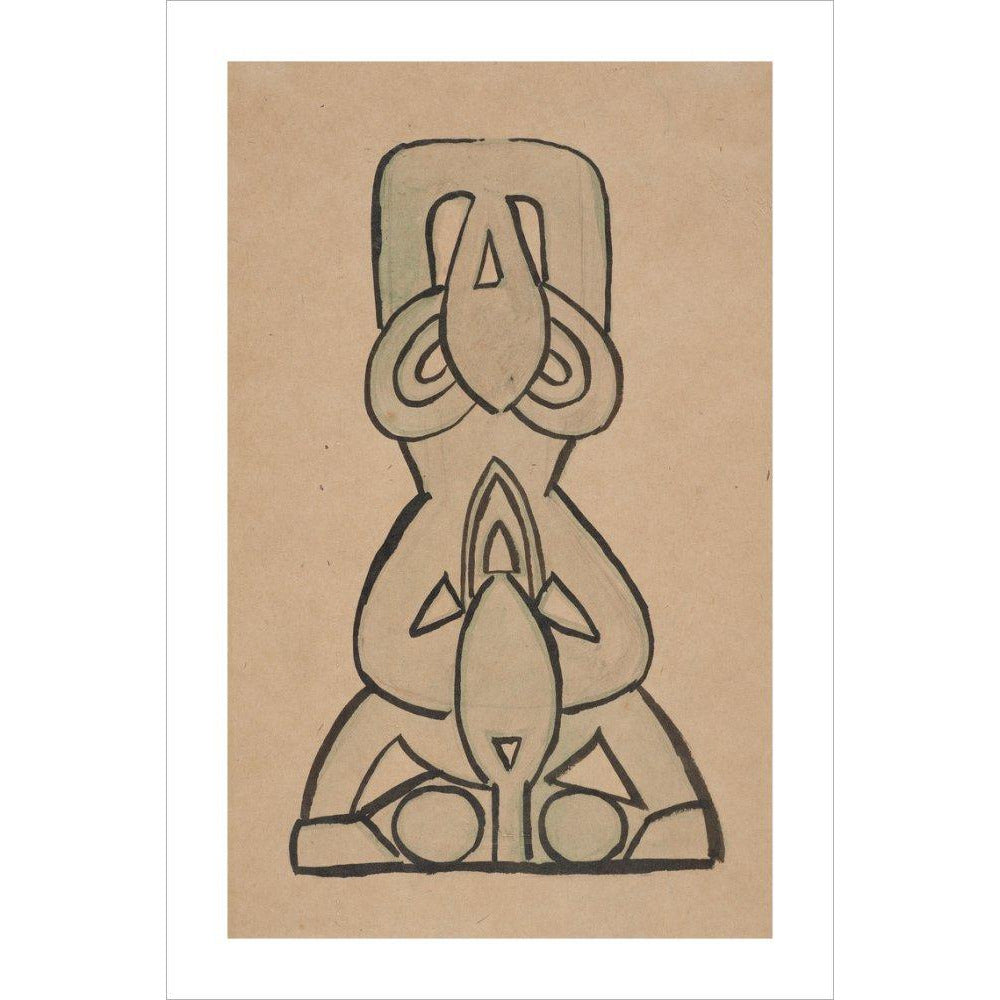 Design for 'Door-Knocker' - Art print