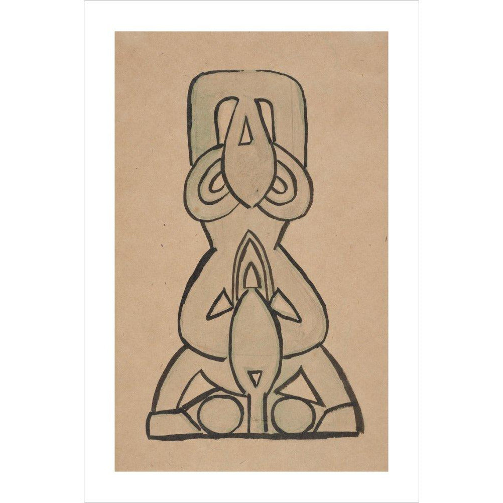 Design for 'Door-Knocker' - Art print
