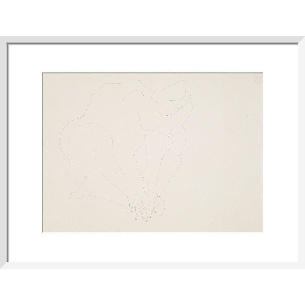 Crouching woman - Art print