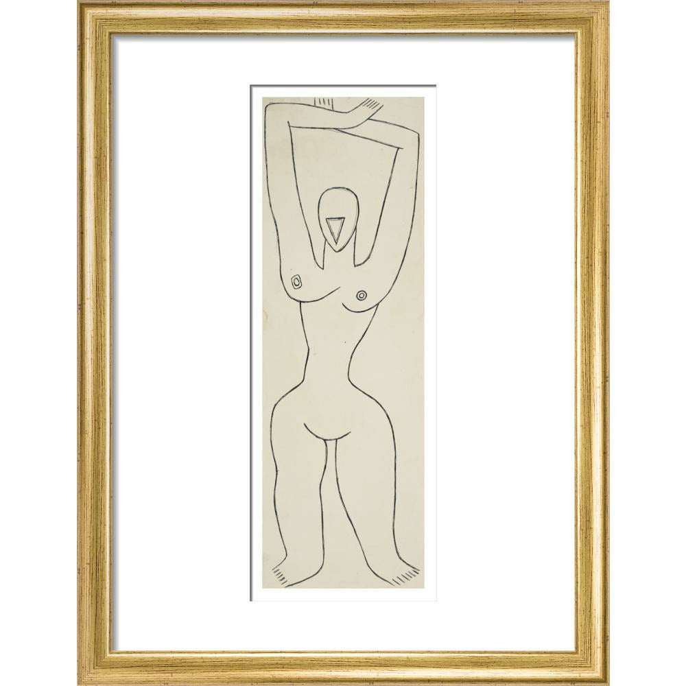 Female nude - Art print