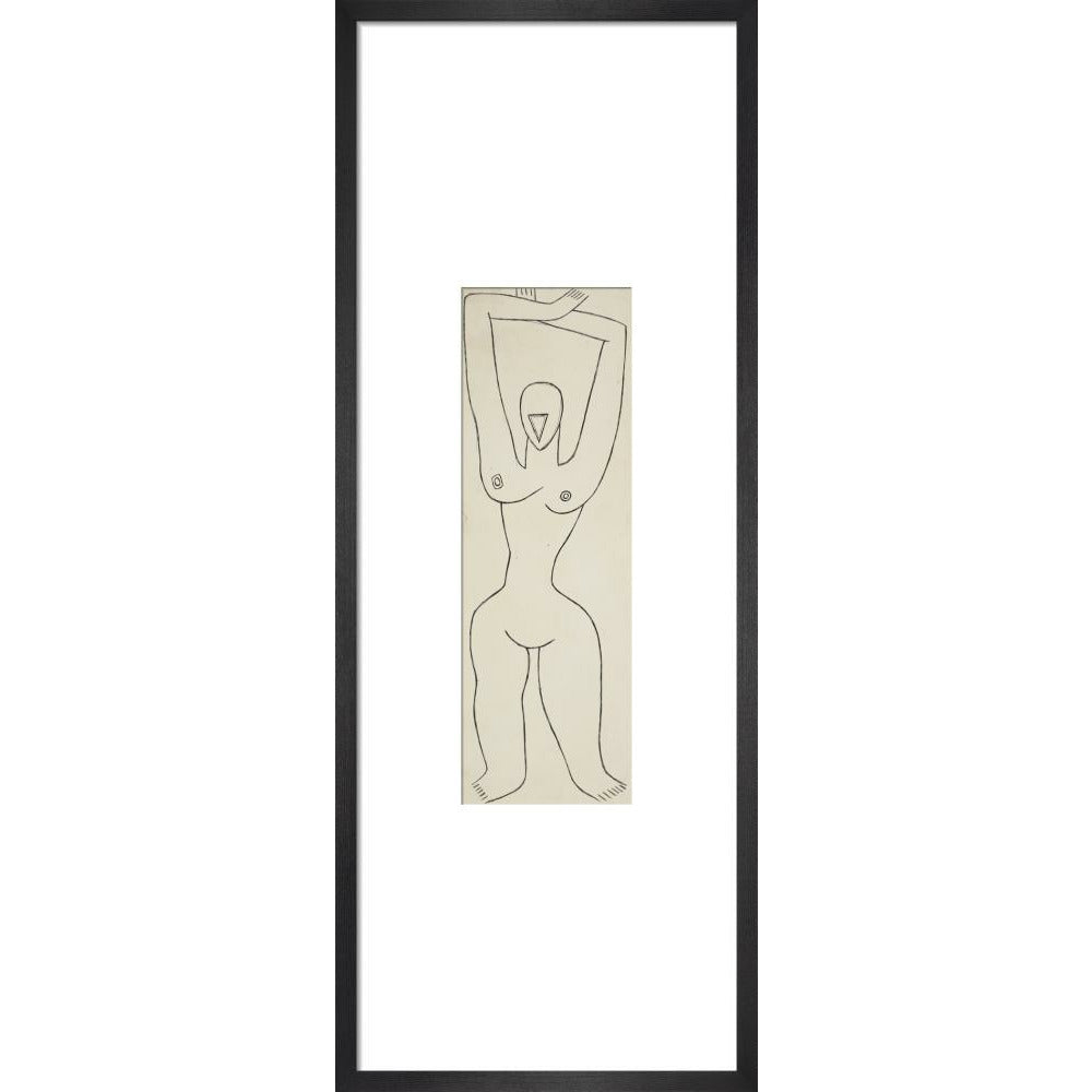 Female nude - Art print