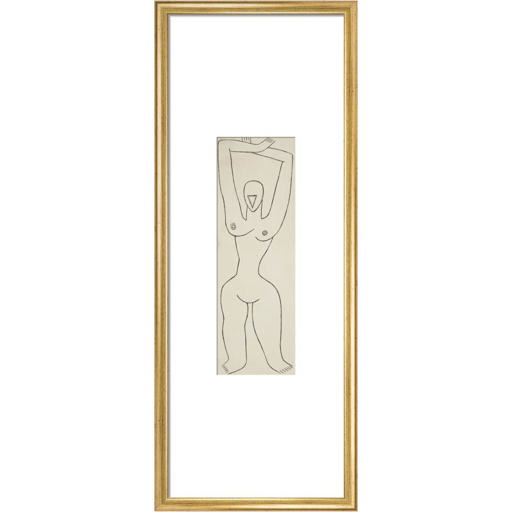 Female nude - Art print