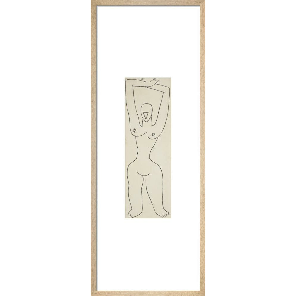 Female nude - Art print