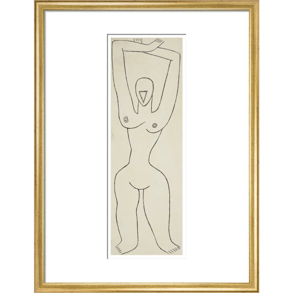 Female nude - Art print