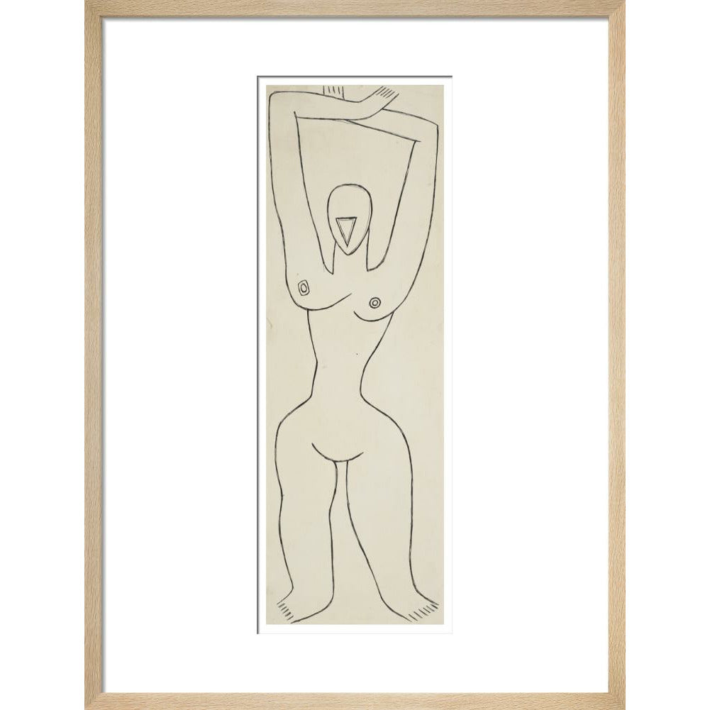 Female nude - Art print