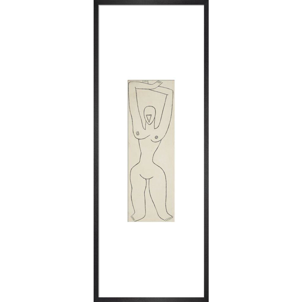 Female nude - Art print