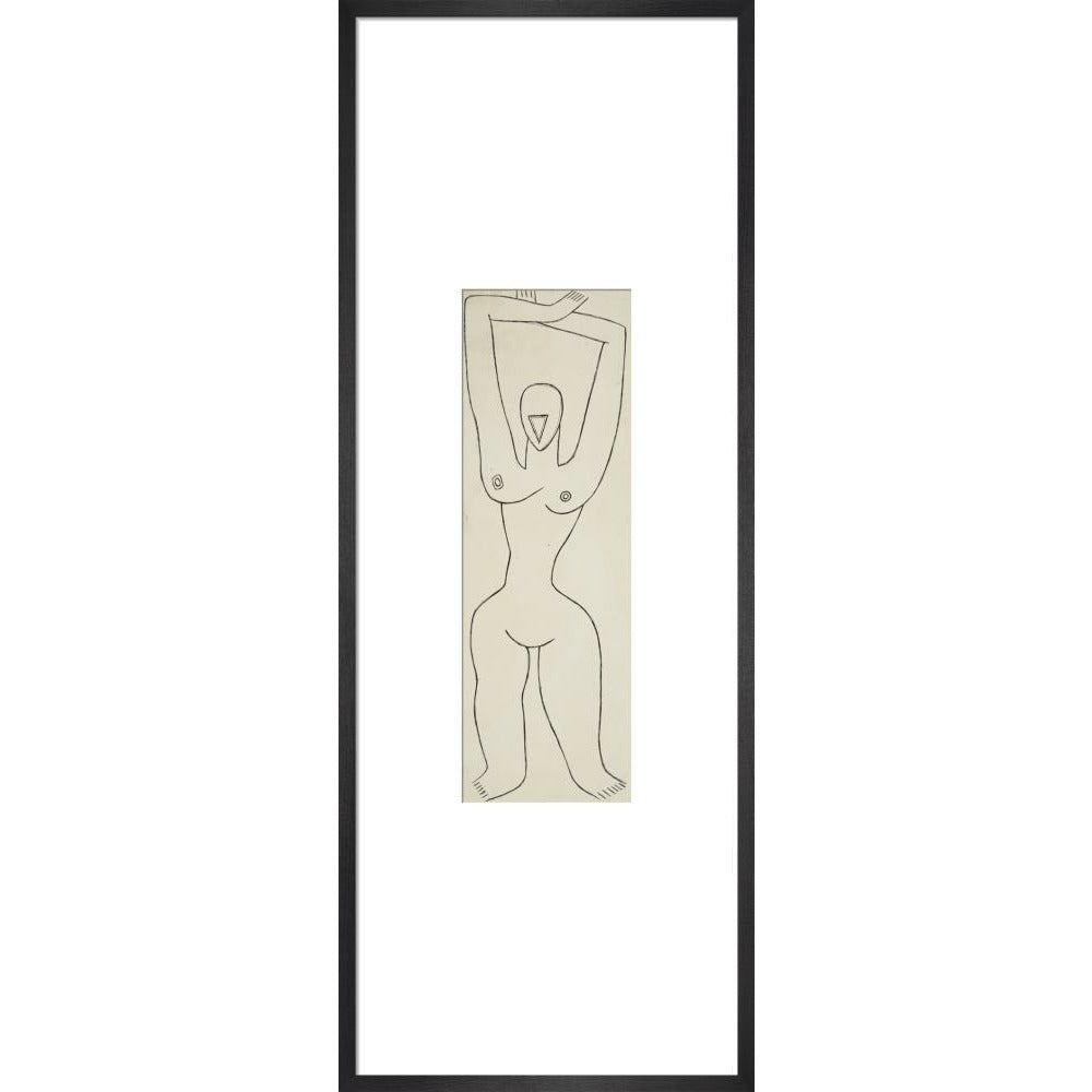 Female nude - Art print