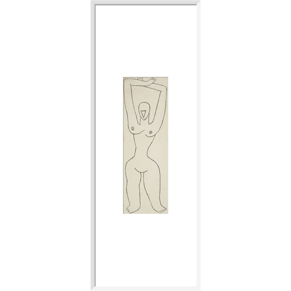 Female nude - Art print