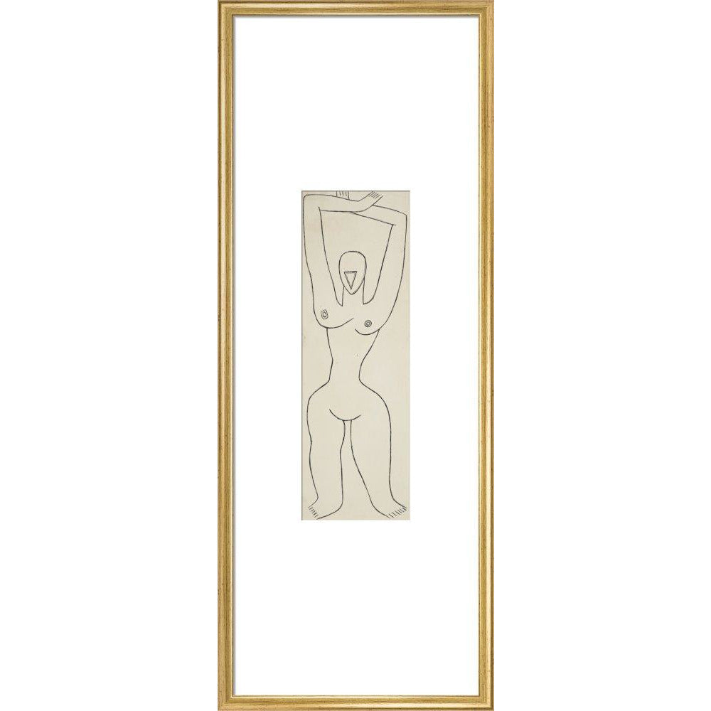 Female nude - Art print