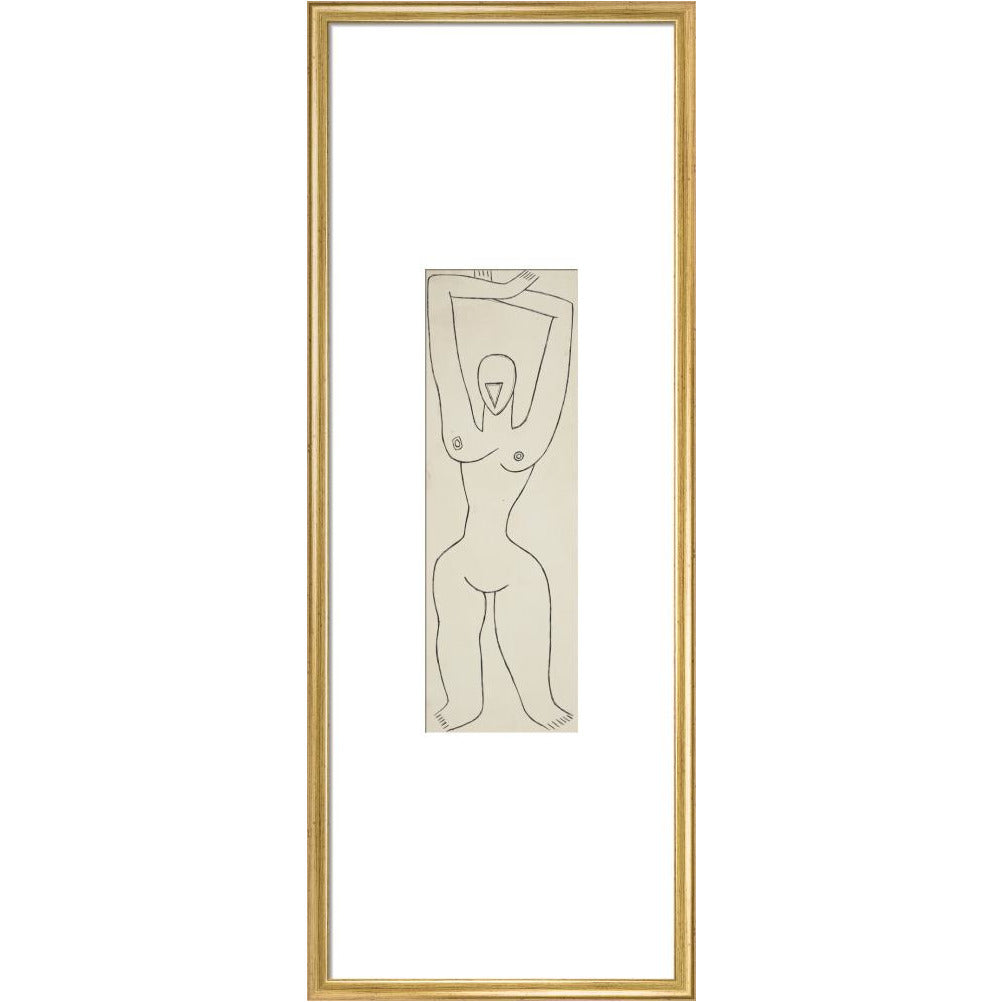 Female nude - Art print