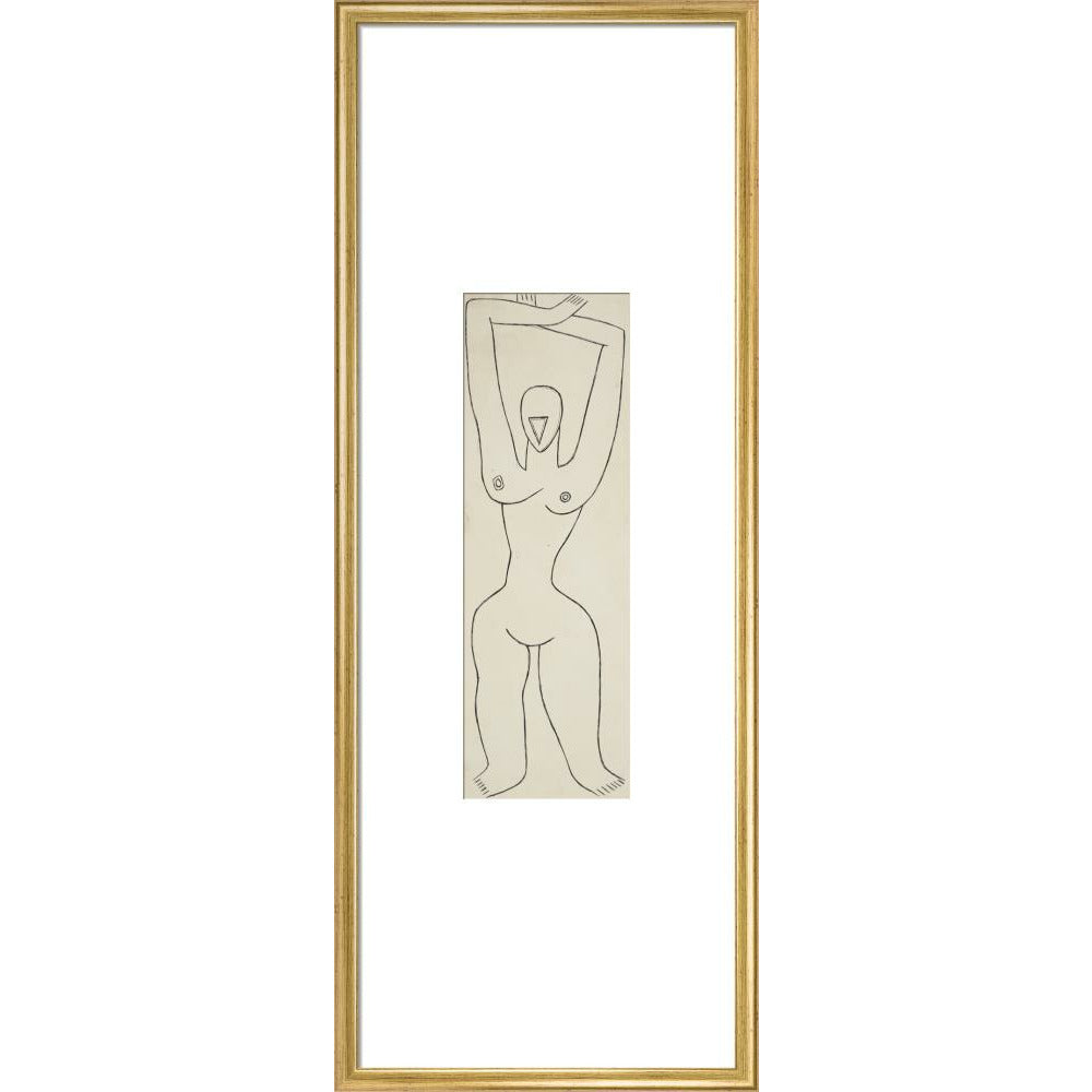 Female nude - Art print