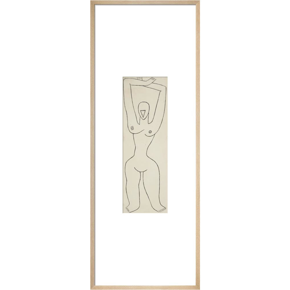 Female nude - Art print