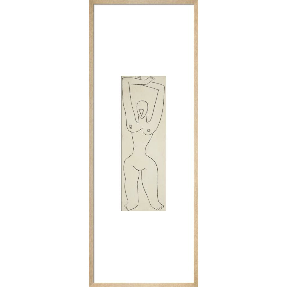 Female nude - Art print