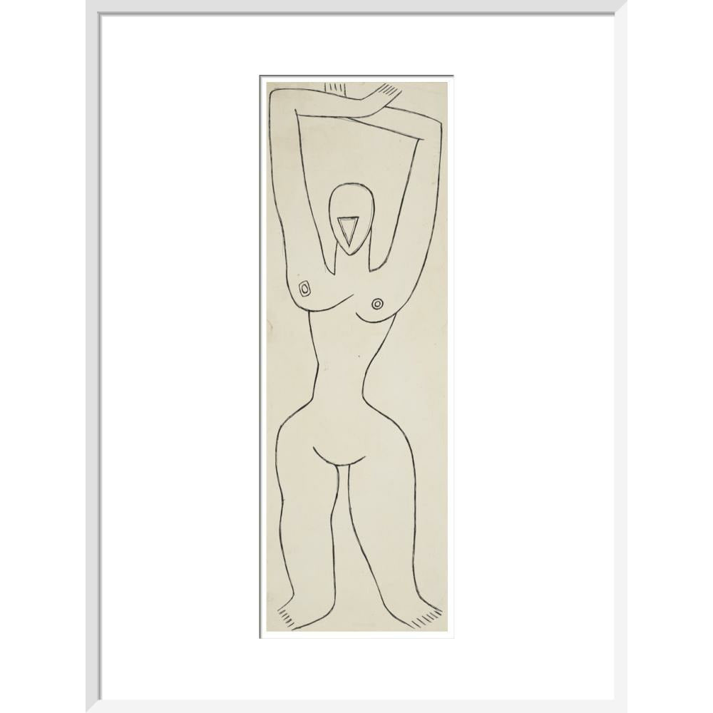 Female nude - Art print