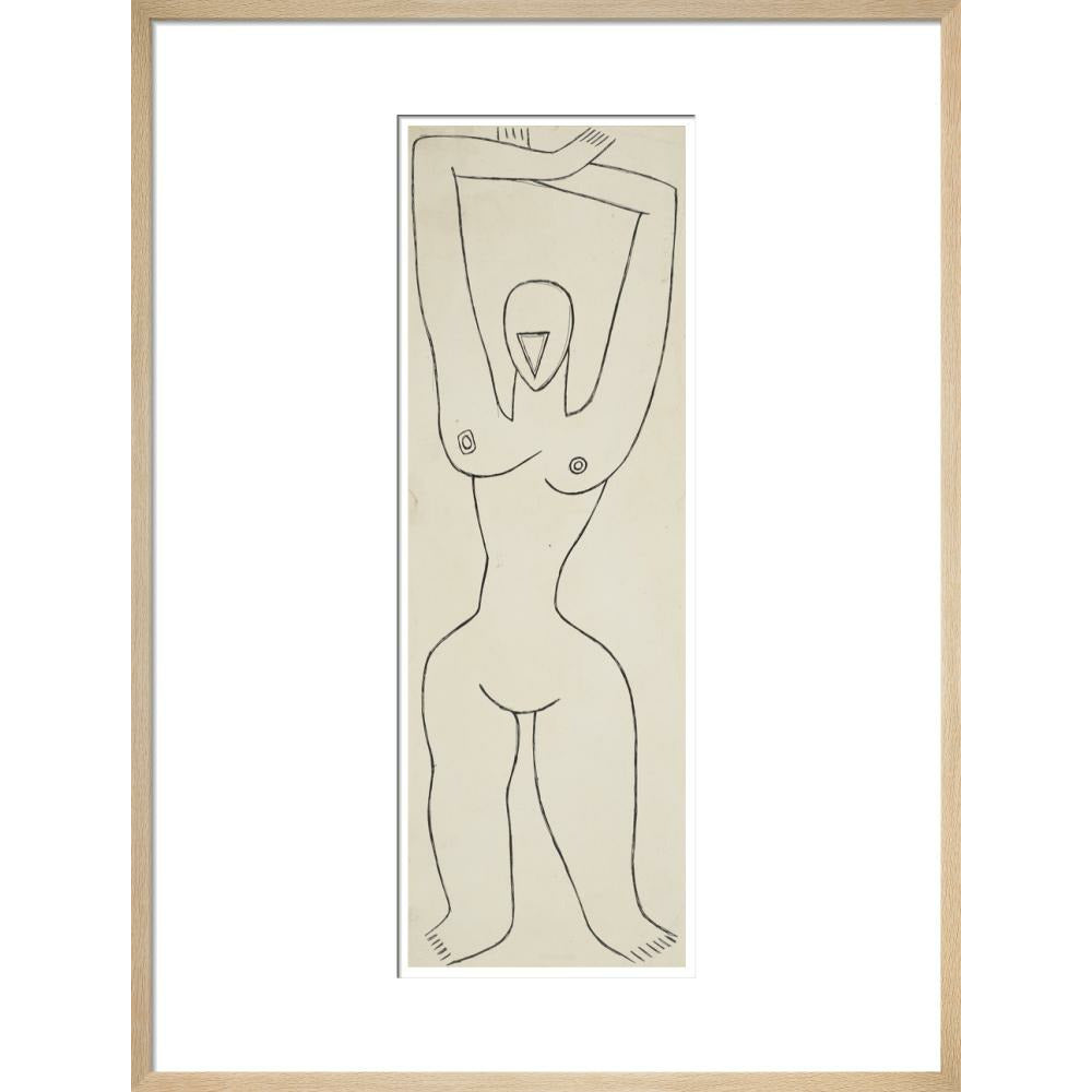 Female nude - Art print