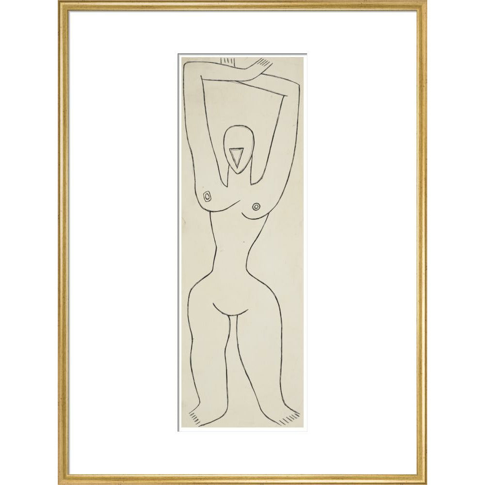 Female nude - Art print
