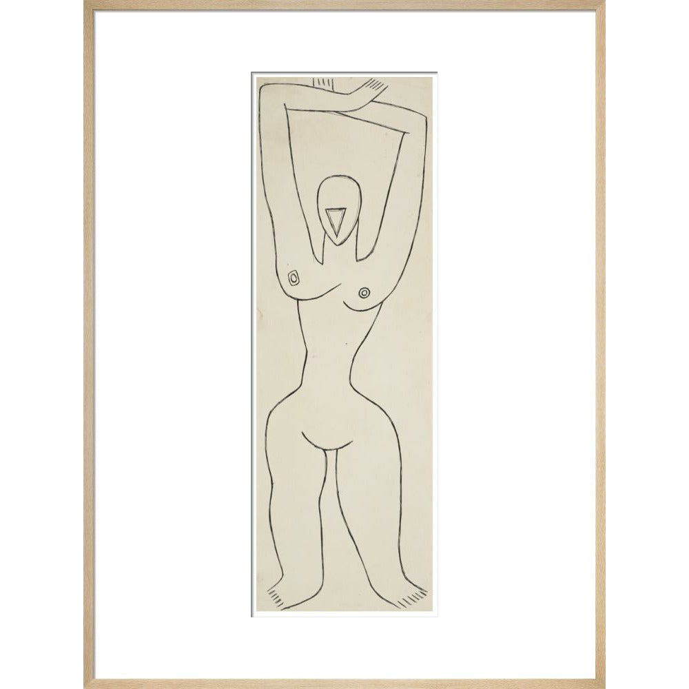 Female nude - Art print