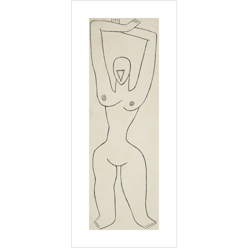 Female nude - Art print