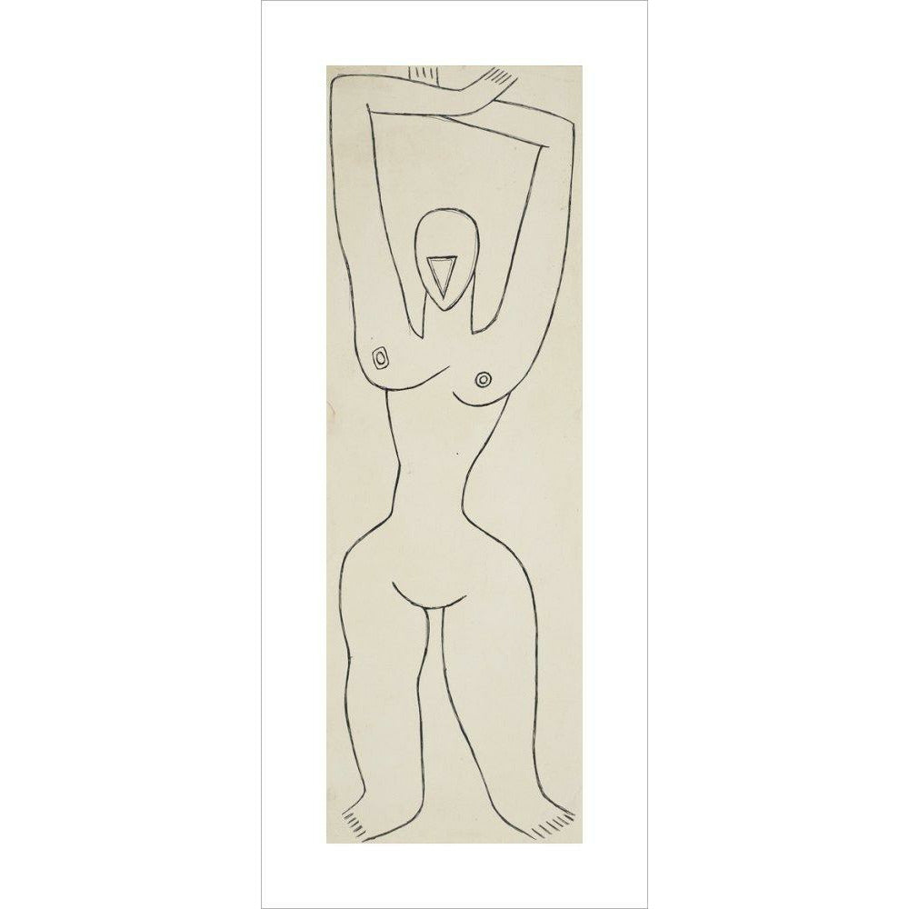 Female nude - Art print