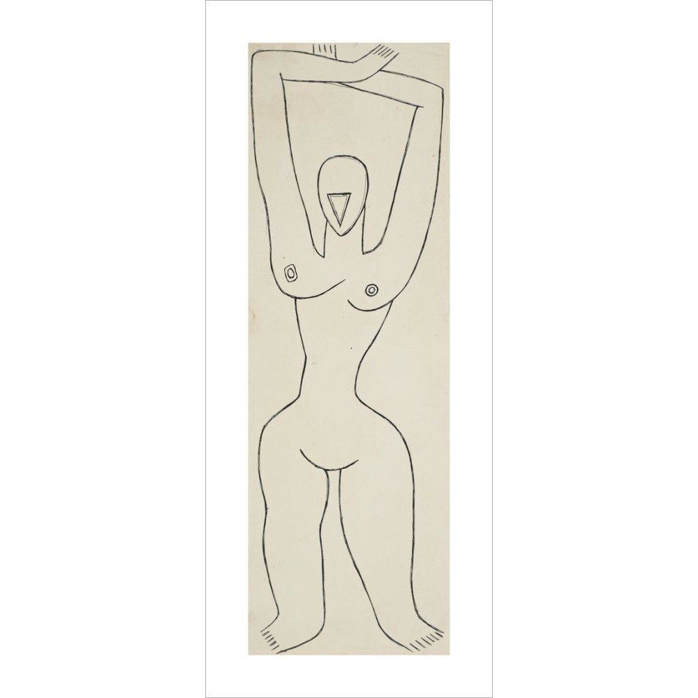 Female nude - Art print