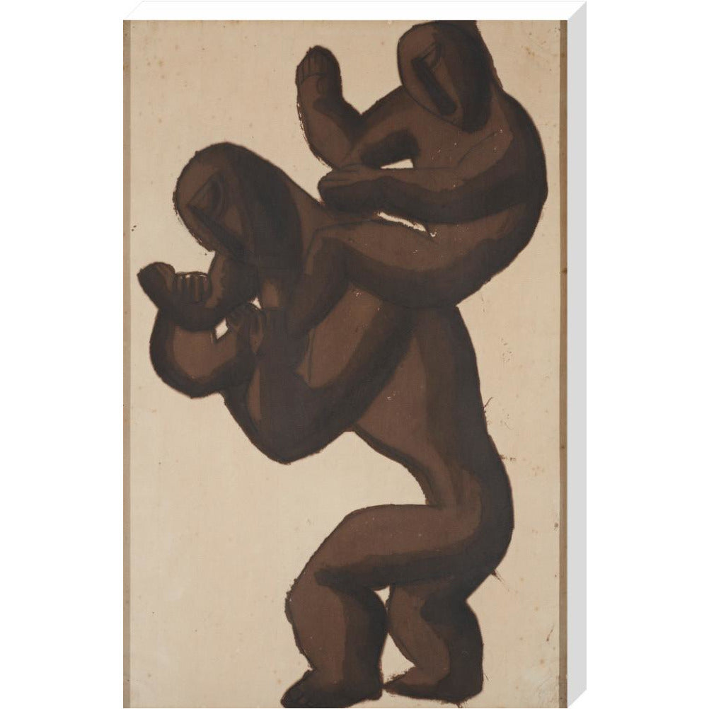 Wrestlers - Art print