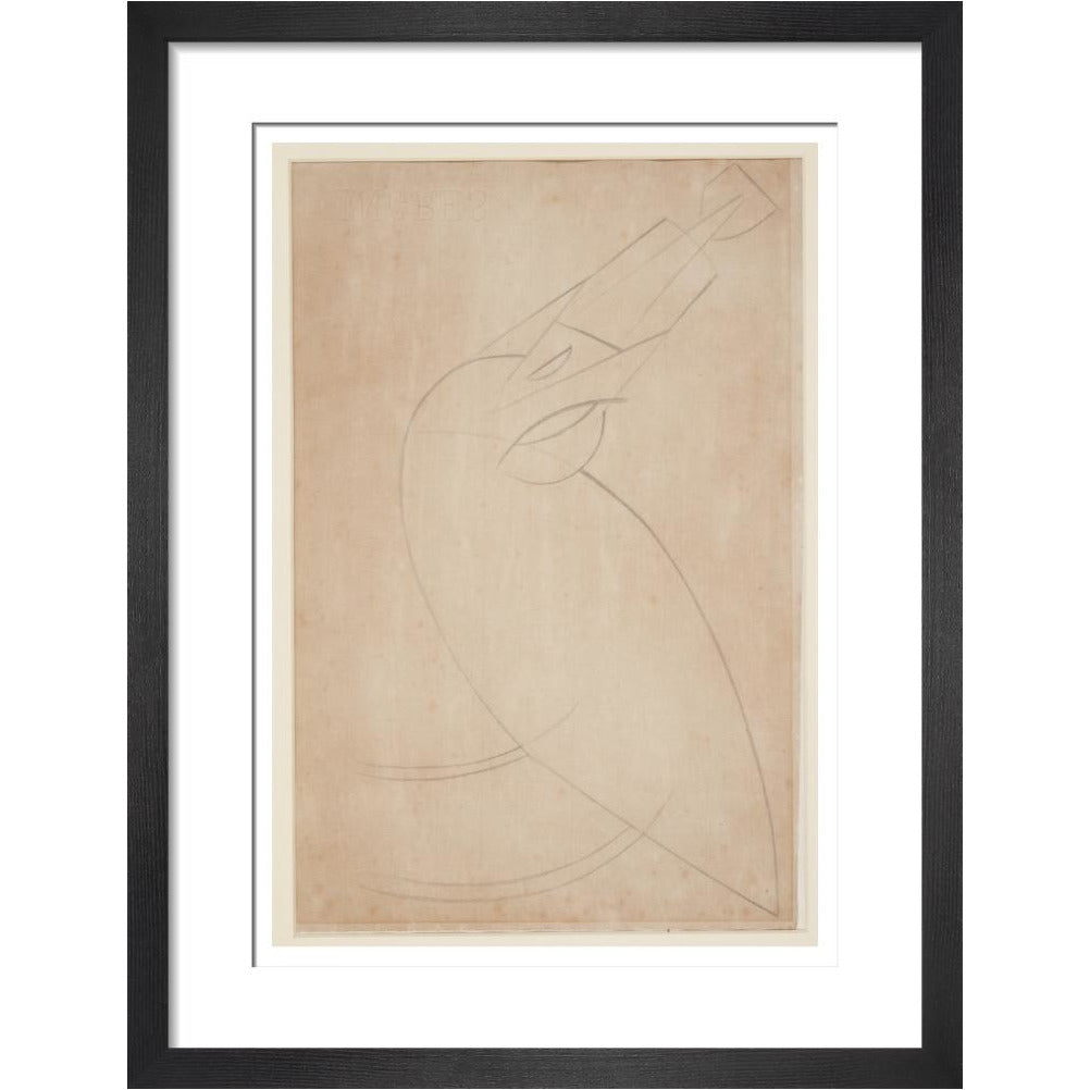 Sketch for 'Bird Swallowing a Fish' - Art print