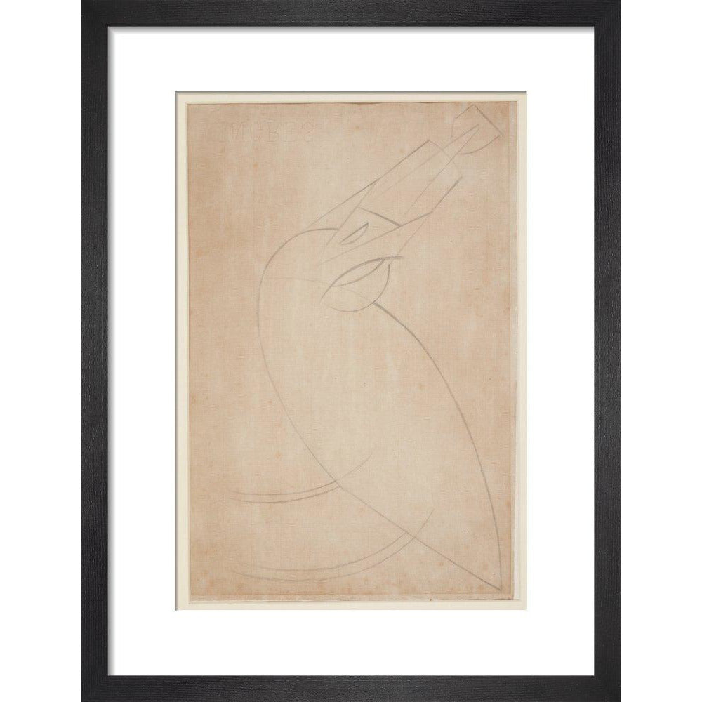 Sketch for 'Bird Swallowing a Fish' - Art print