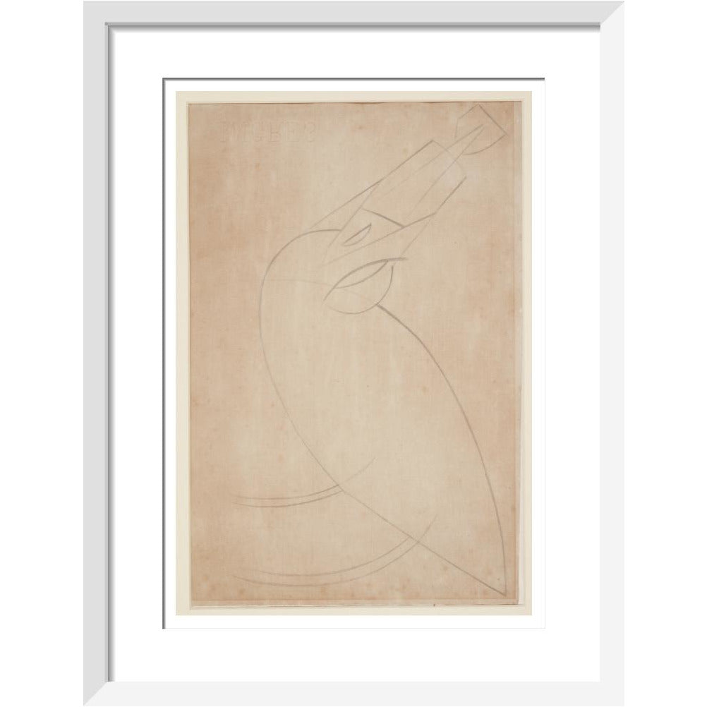 Sketch for 'Bird Swallowing a Fish' - Art print