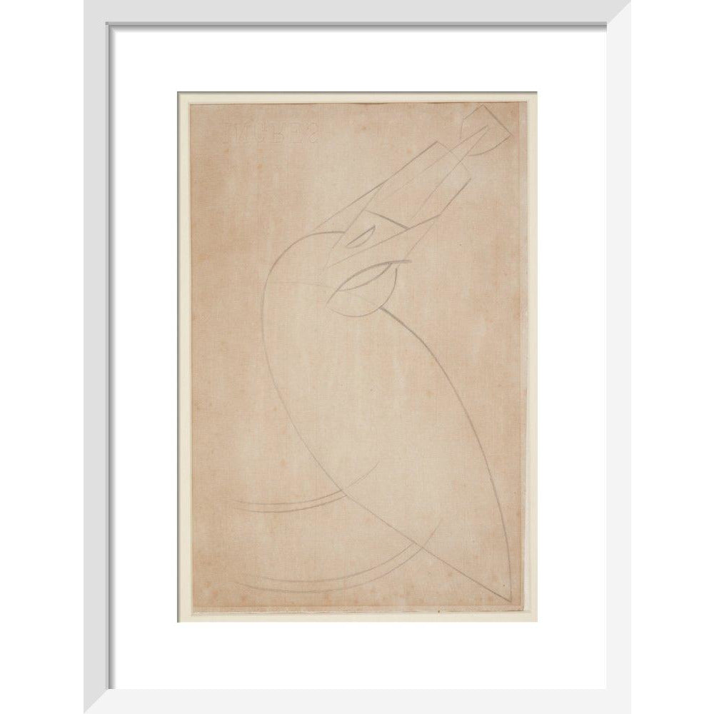 Sketch for 'Bird Swallowing a Fish' - Art print