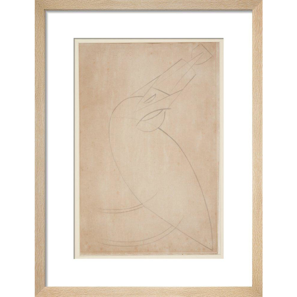 Sketch for 'Bird Swallowing a Fish' - Art print
