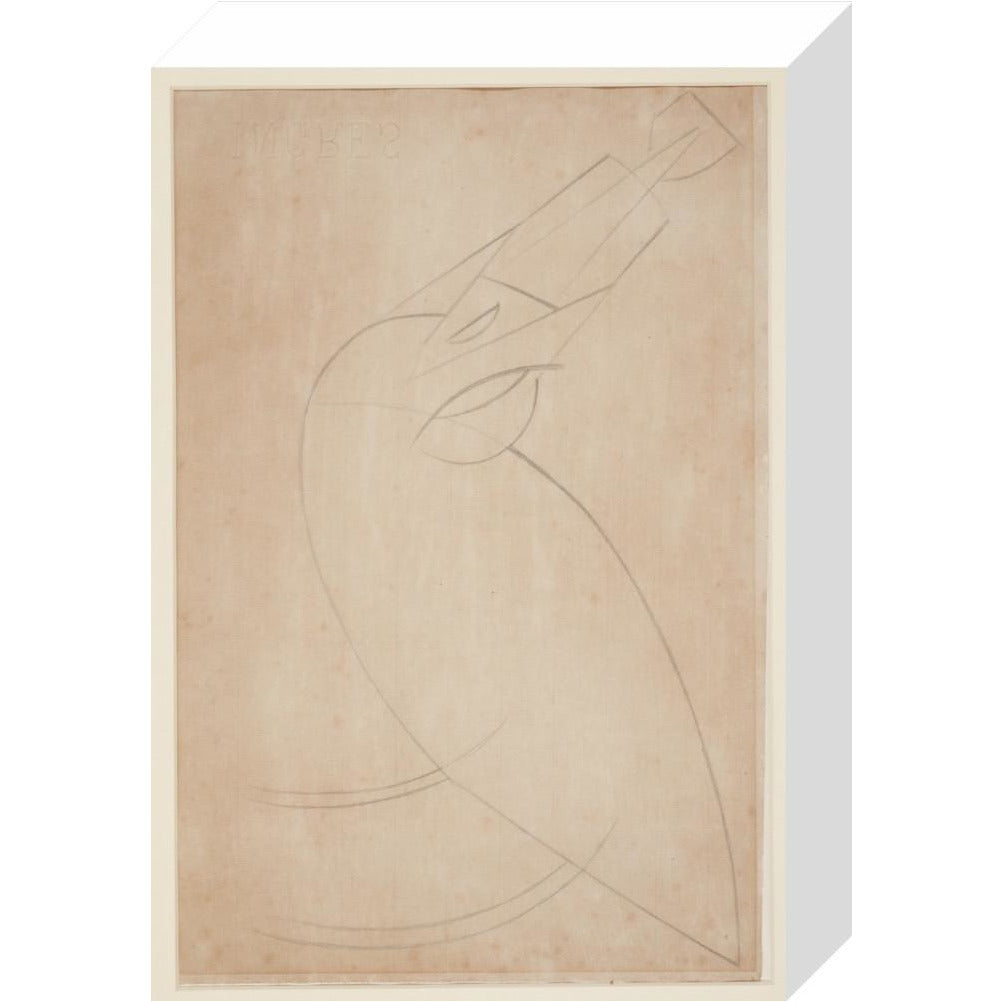 Sketch for 'Bird Swallowing a Fish' - Art print