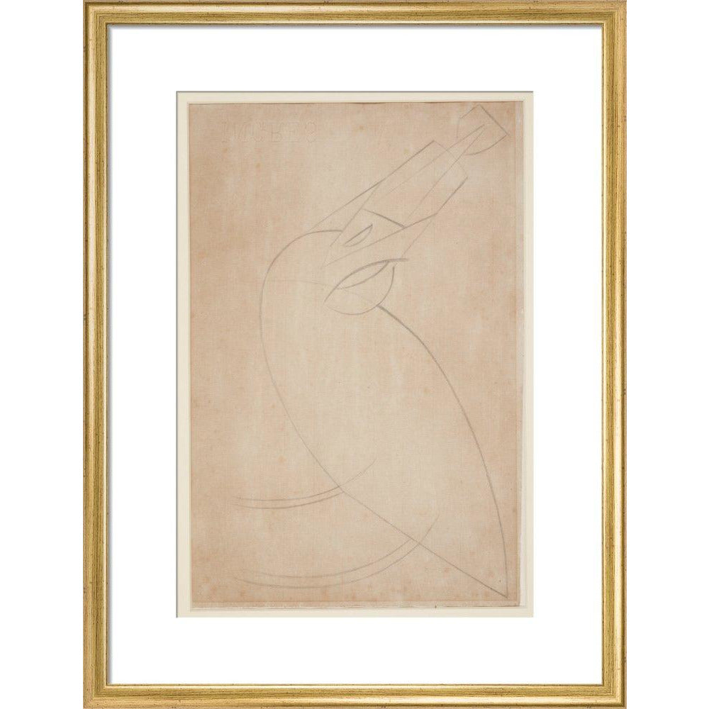 Sketch for 'Bird Swallowing a Fish' - Art print
