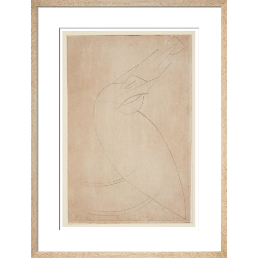 Sketch for 'Bird Swallowing a Fish' - Art print