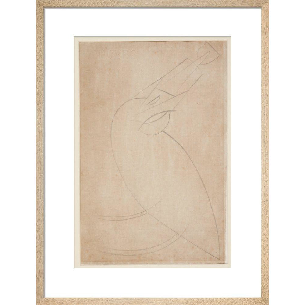 Sketch for 'Bird Swallowing a Fish' - Art print