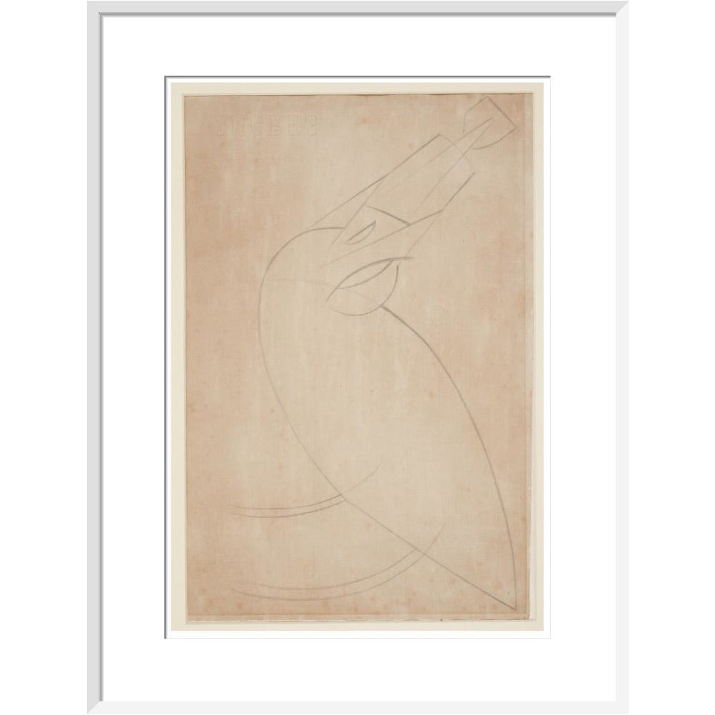 Sketch for 'Bird Swallowing a Fish' - Art print