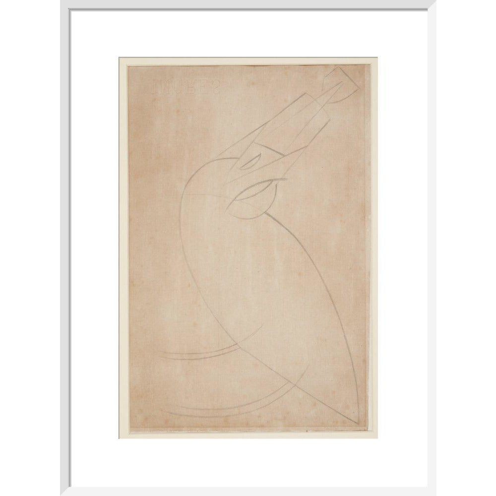 Sketch for 'Bird Swallowing a Fish' - Art print