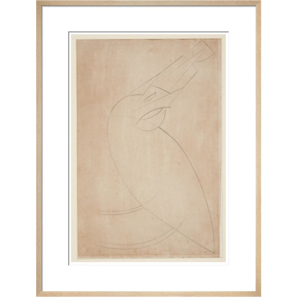 Sketch for 'Bird Swallowing a Fish' - Art print