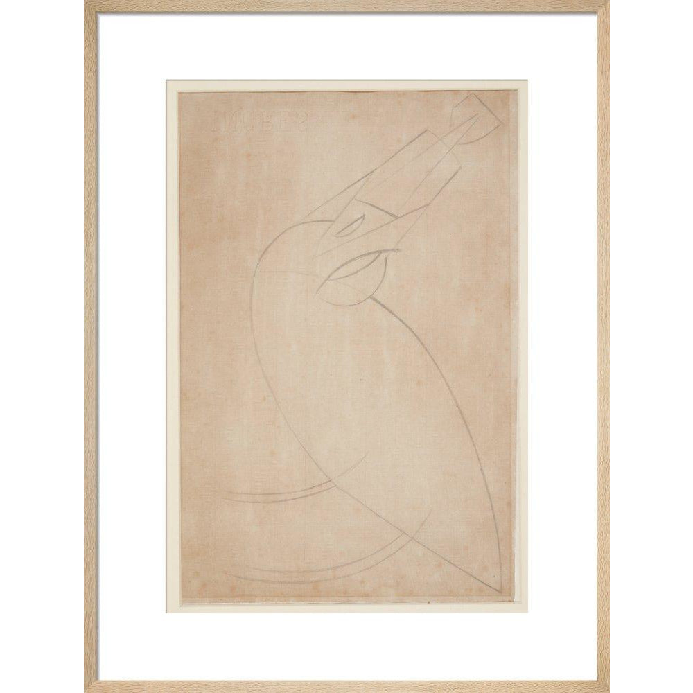 Sketch for 'Bird Swallowing a Fish' - Art print