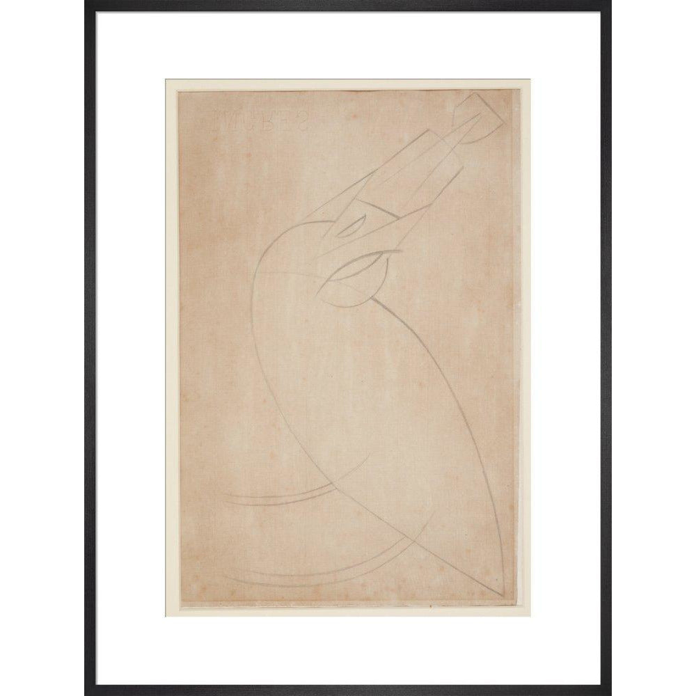 Sketch for 'Bird Swallowing a Fish' - Art print
