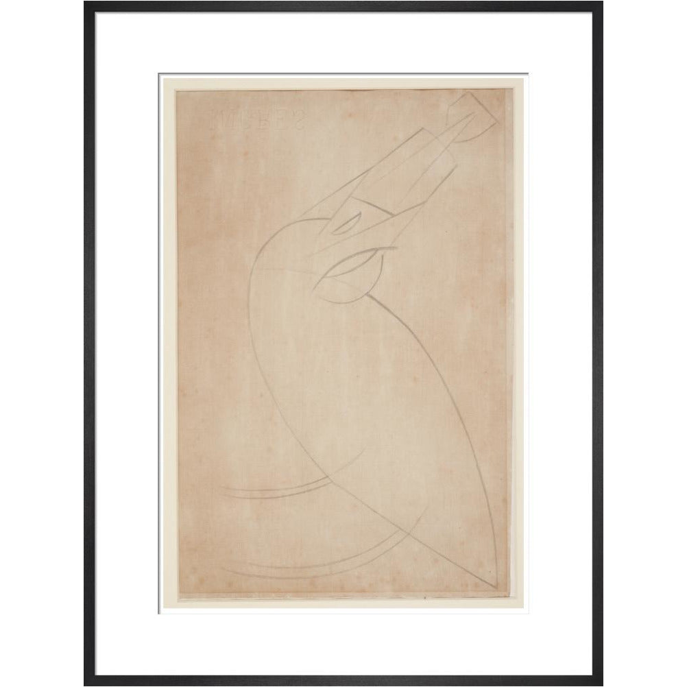Sketch for 'Bird Swallowing a Fish' - Art print