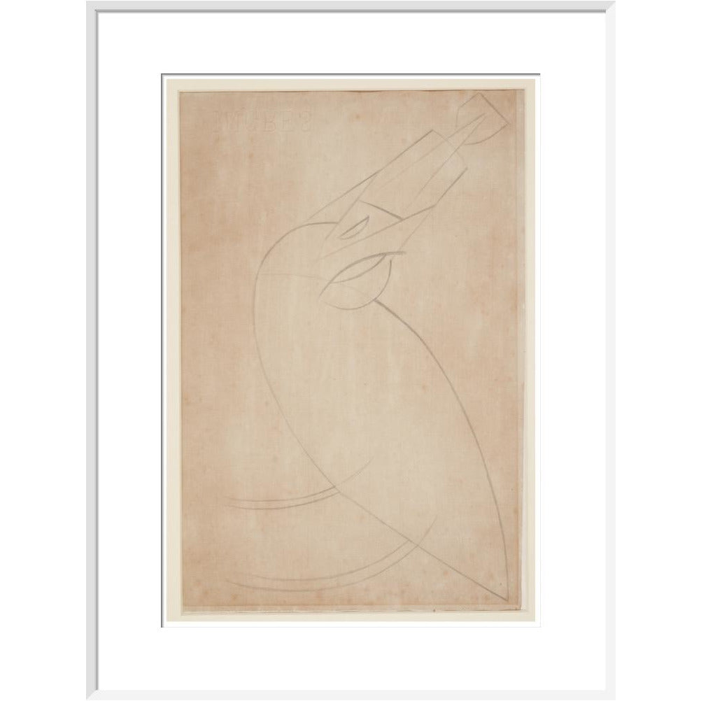 Sketch for 'Bird Swallowing a Fish' - Art print