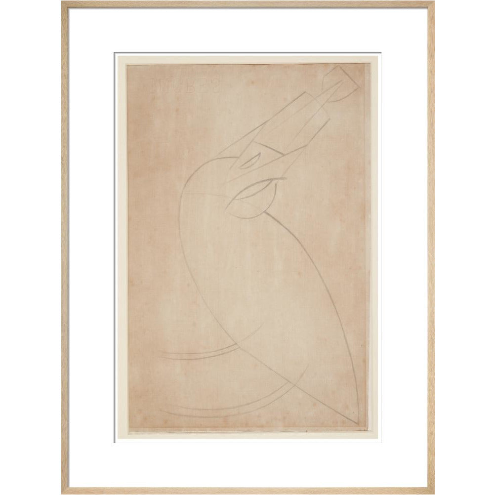 Sketch for 'Bird Swallowing a Fish' - Art print