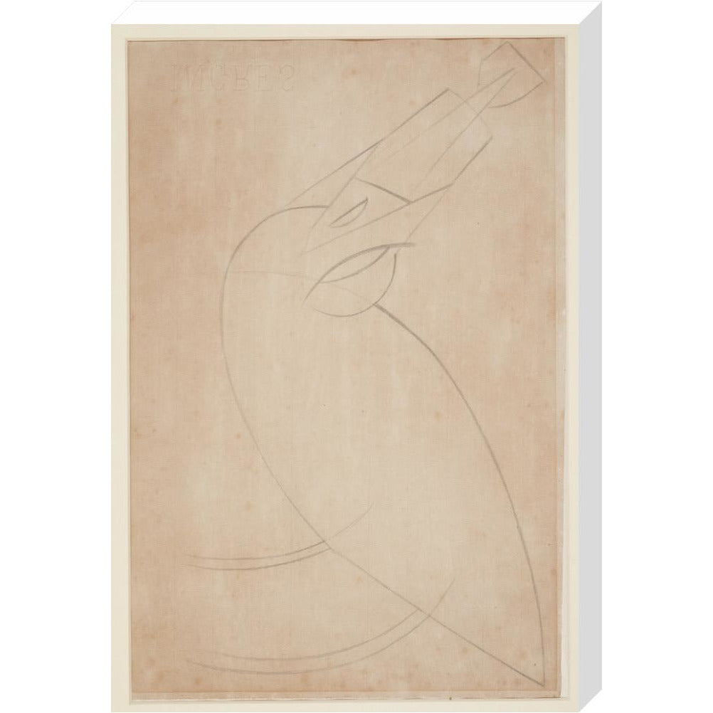 Sketch for 'Bird Swallowing a Fish' - Art print