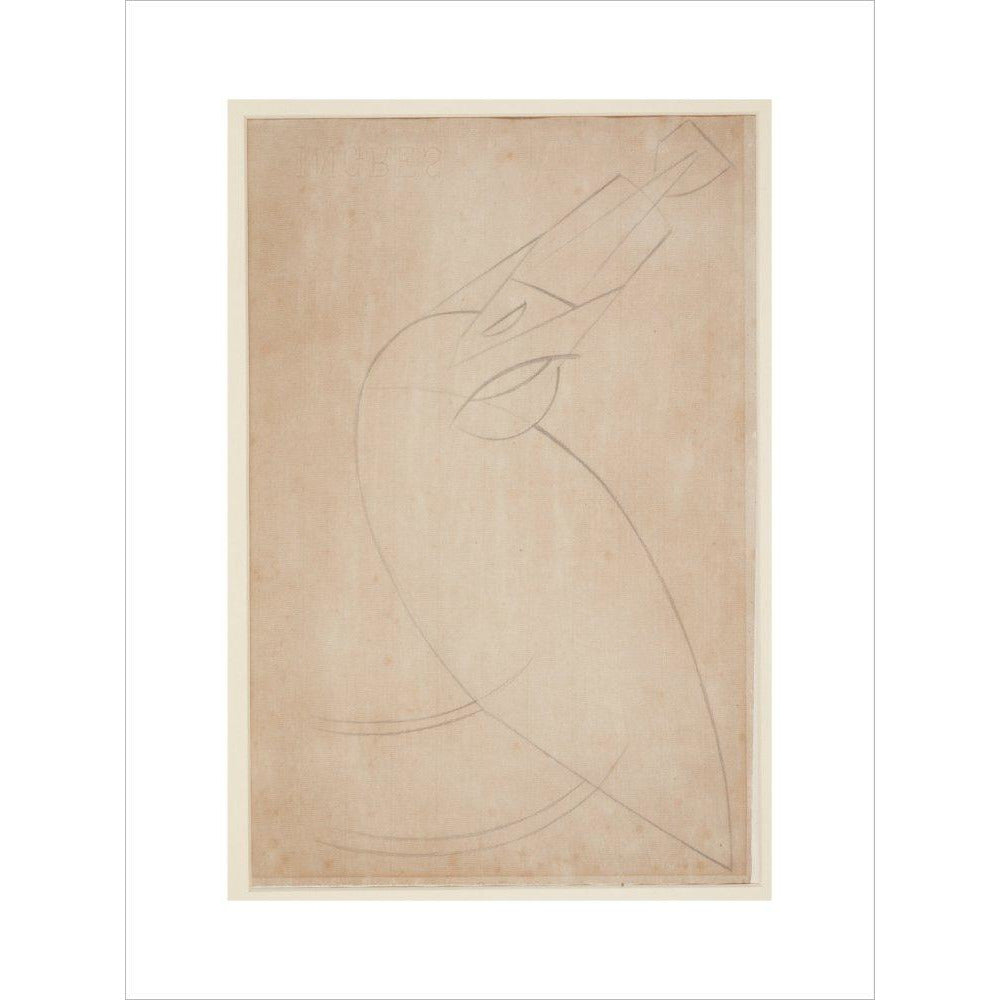 Sketch for 'Bird Swallowing a Fish' - Art print