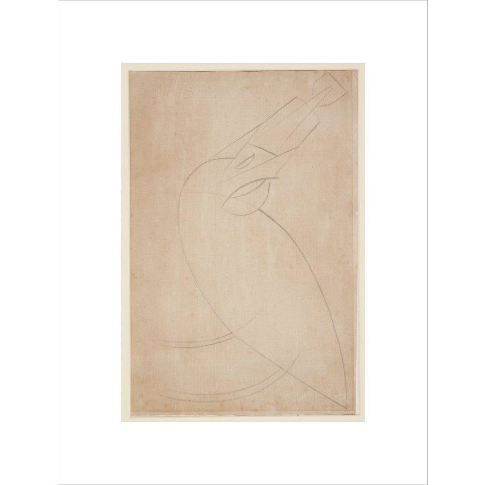 Sketch for 'Bird Swallowing a Fish' - Art print