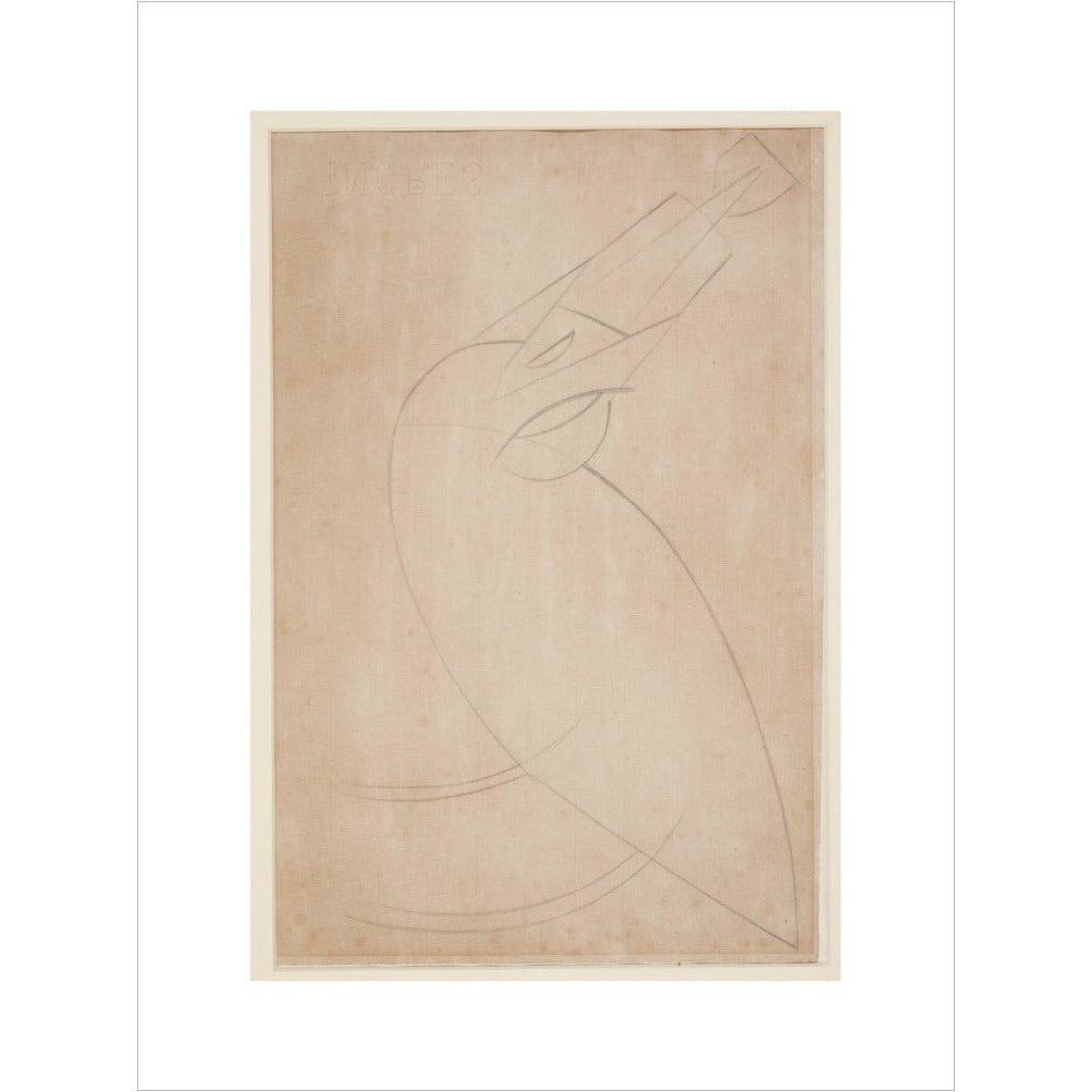 Sketch for 'Bird Swallowing a Fish' - Art print