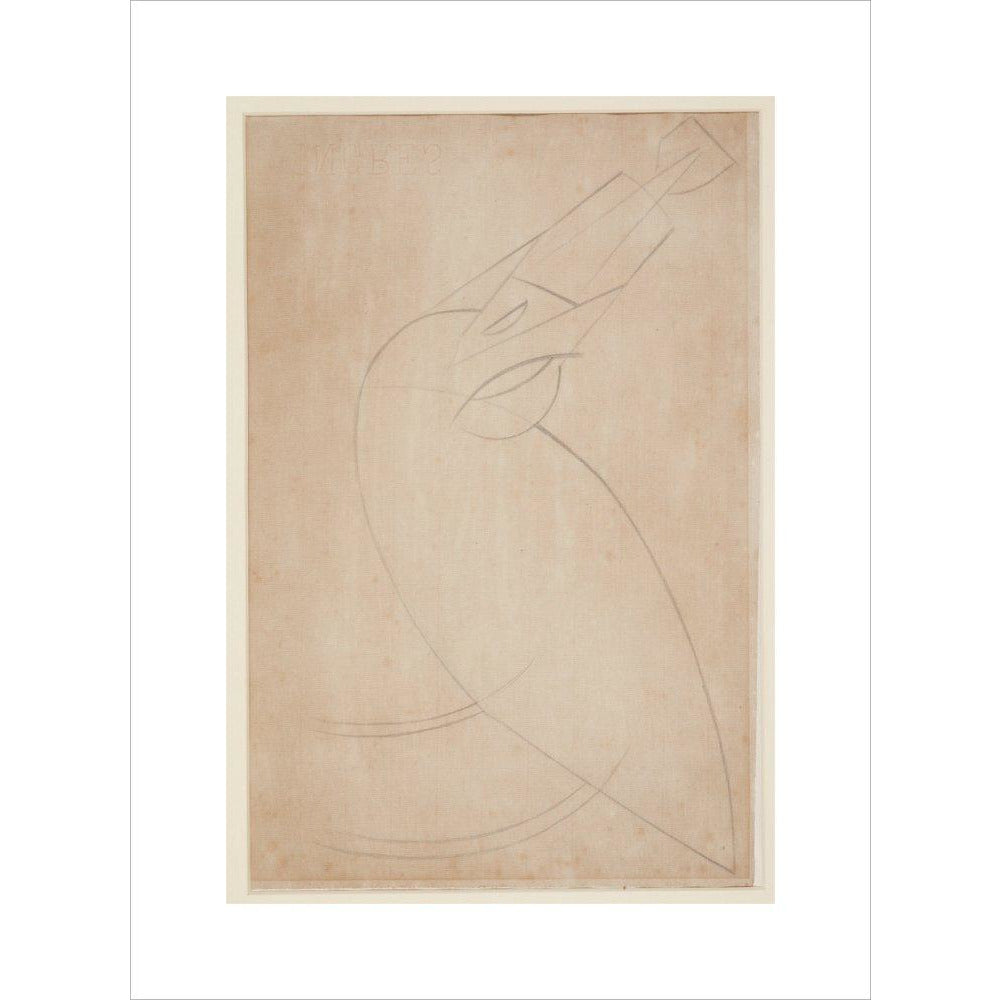 Sketch for 'Bird Swallowing a Fish' - Art print