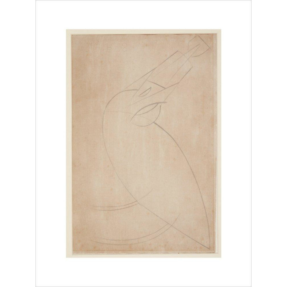 Sketch for 'Bird Swallowing a Fish' - Art print
