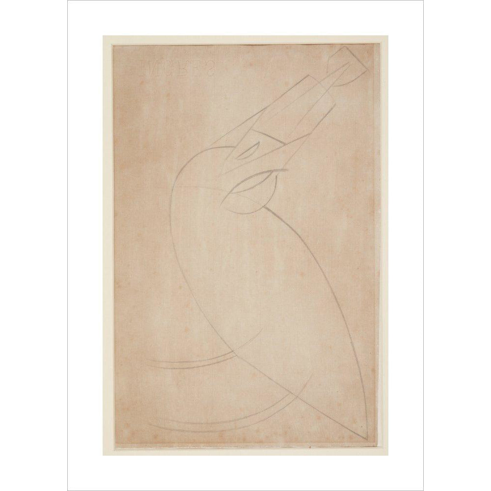 Sketch for 'Bird Swallowing a Fish' - Art print